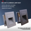 Outdoor Aluminum IP65 waterproof led recessed light step ramp lighting